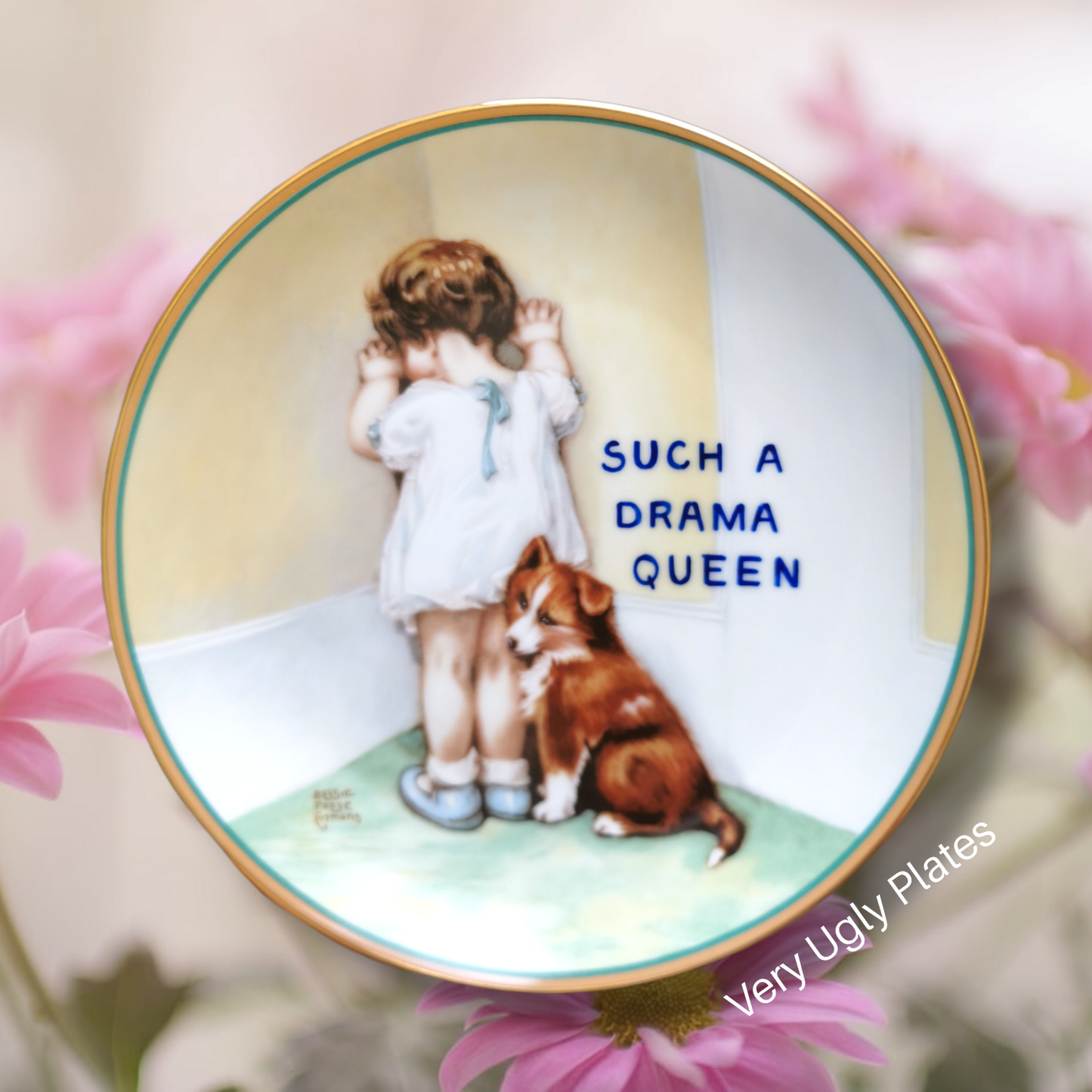 such a drama queen wall plate
