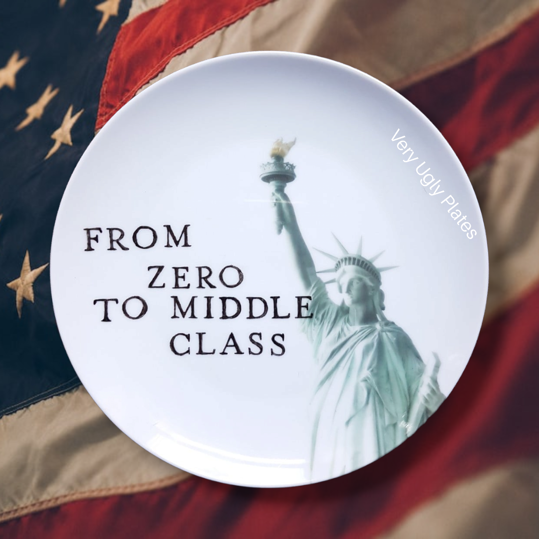 from zero to middle class wall plate