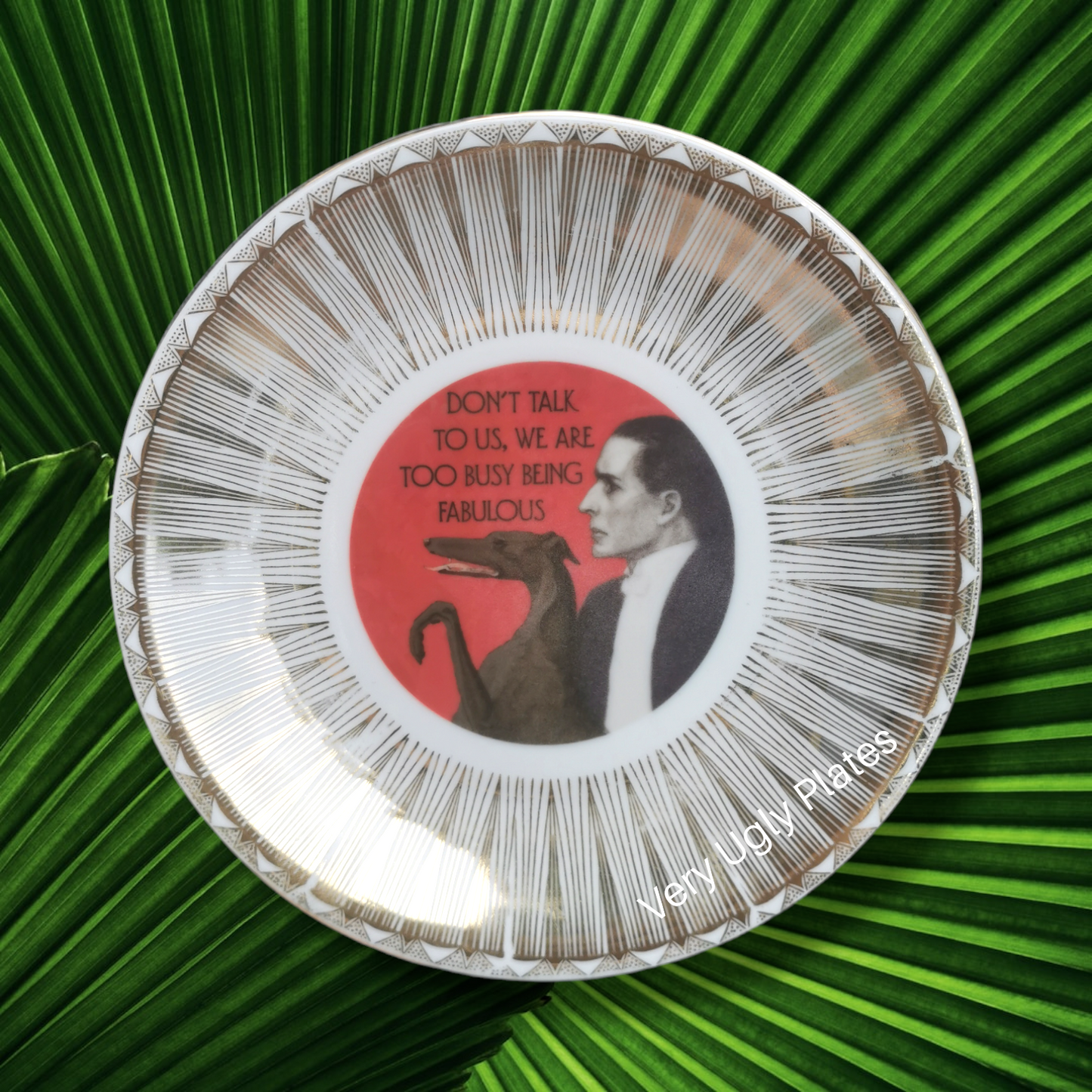 don't talk to us wall plate