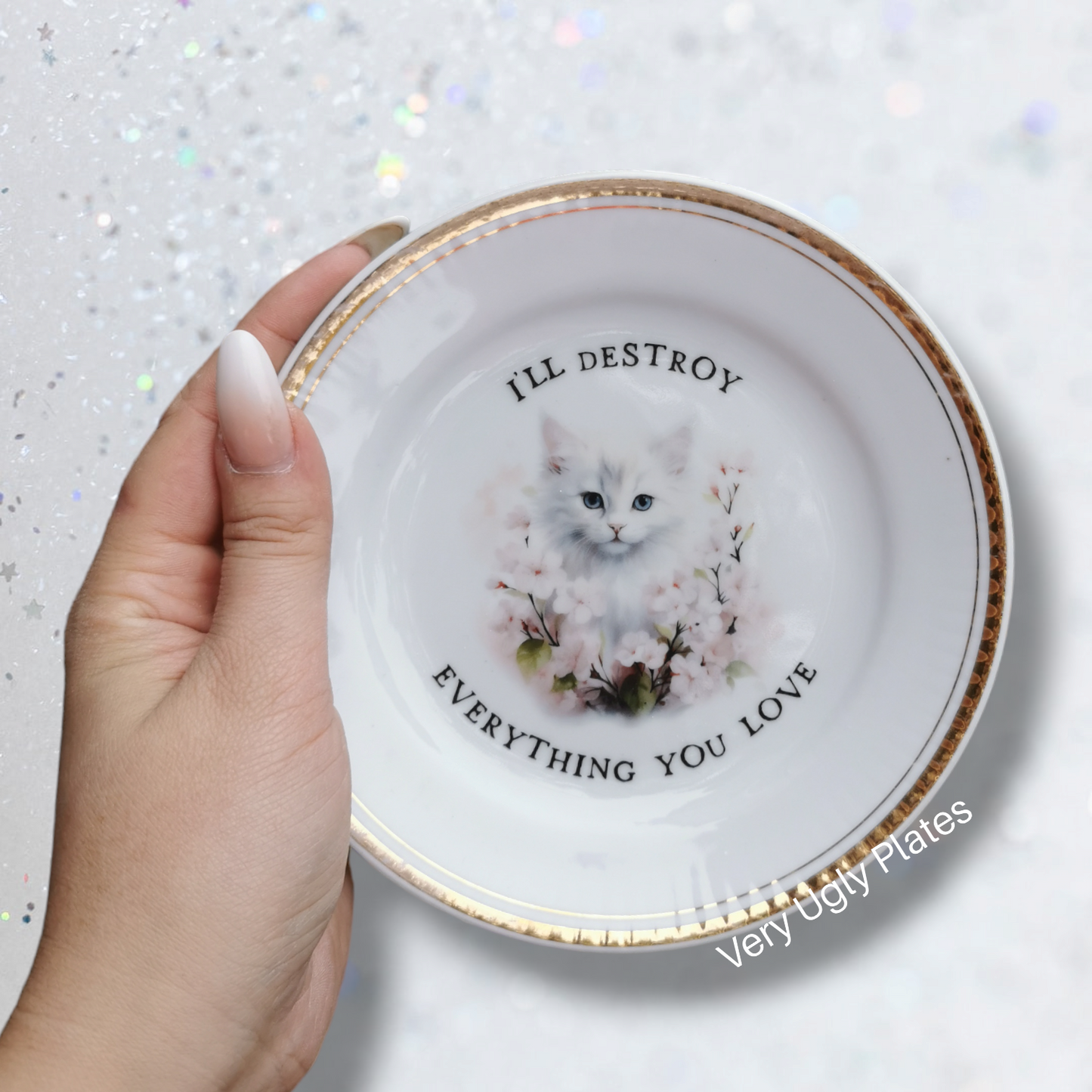 Mini cat plate