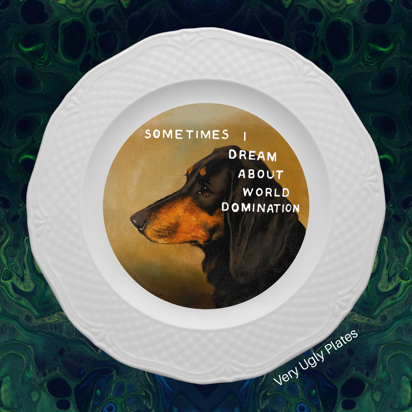 world domination wall plate