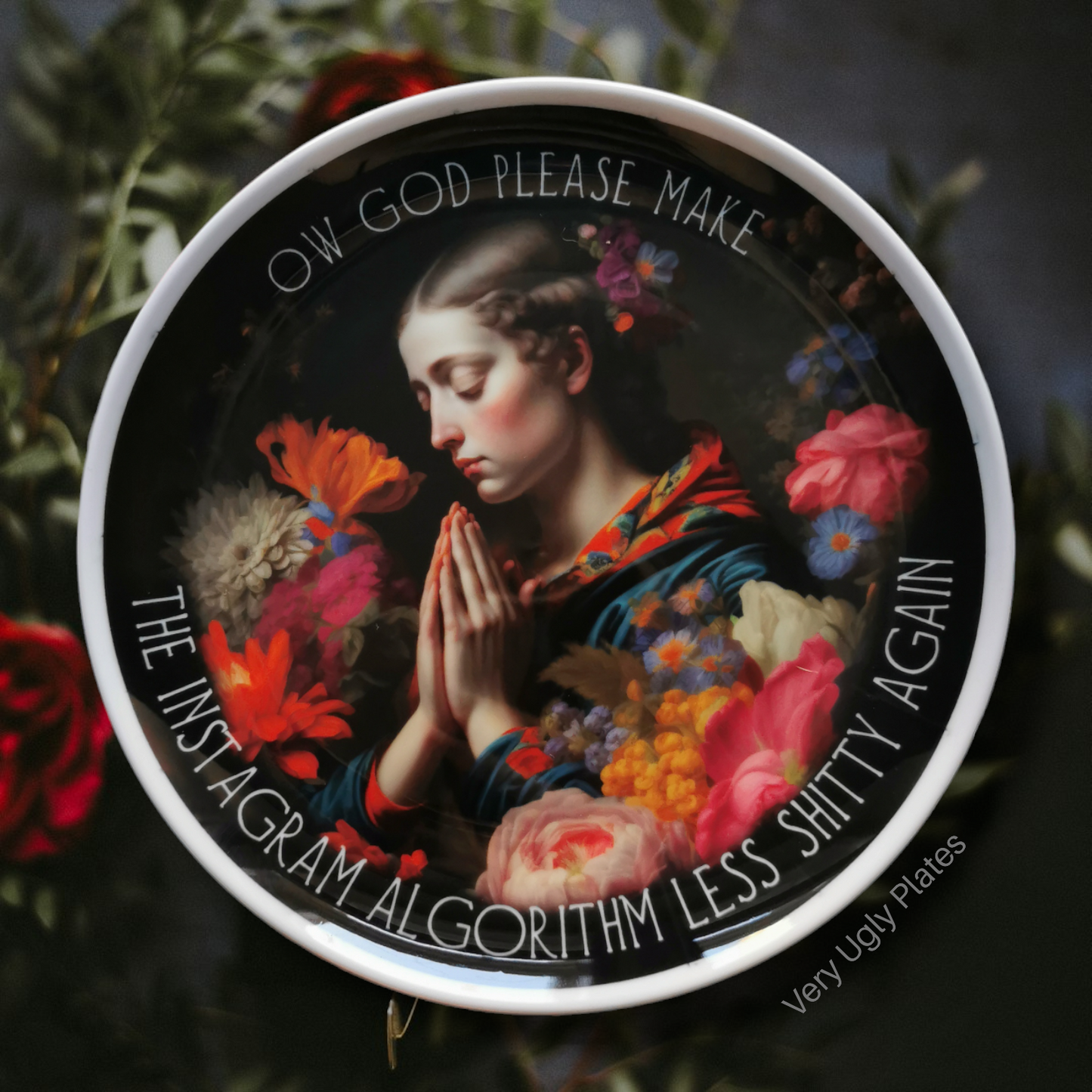 Instagram wall plate