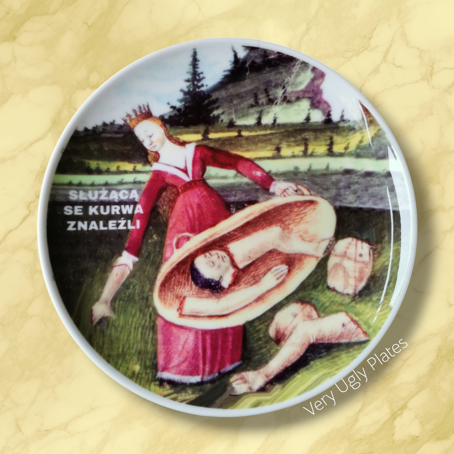 Polish plate inspired by mom