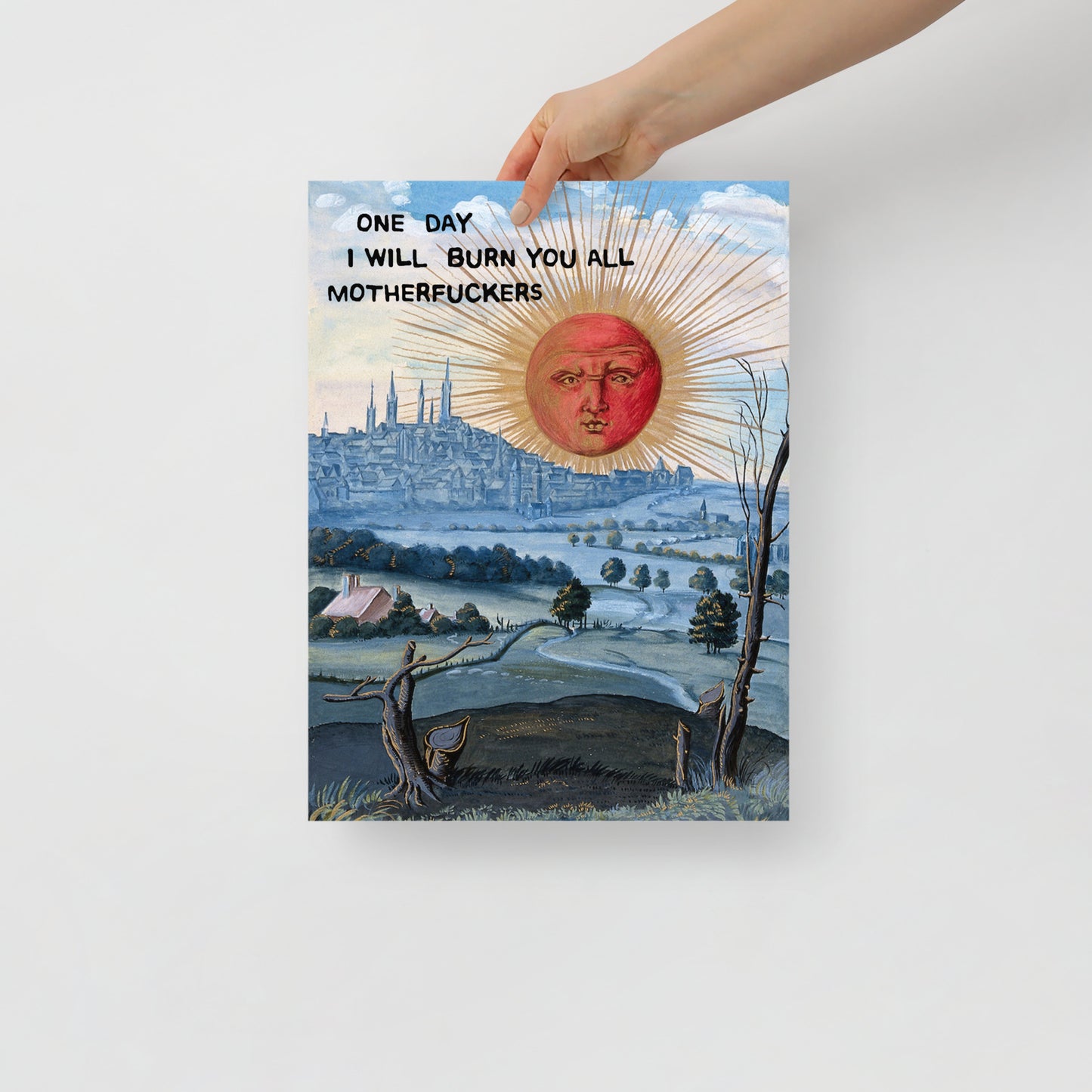 cute sun poster