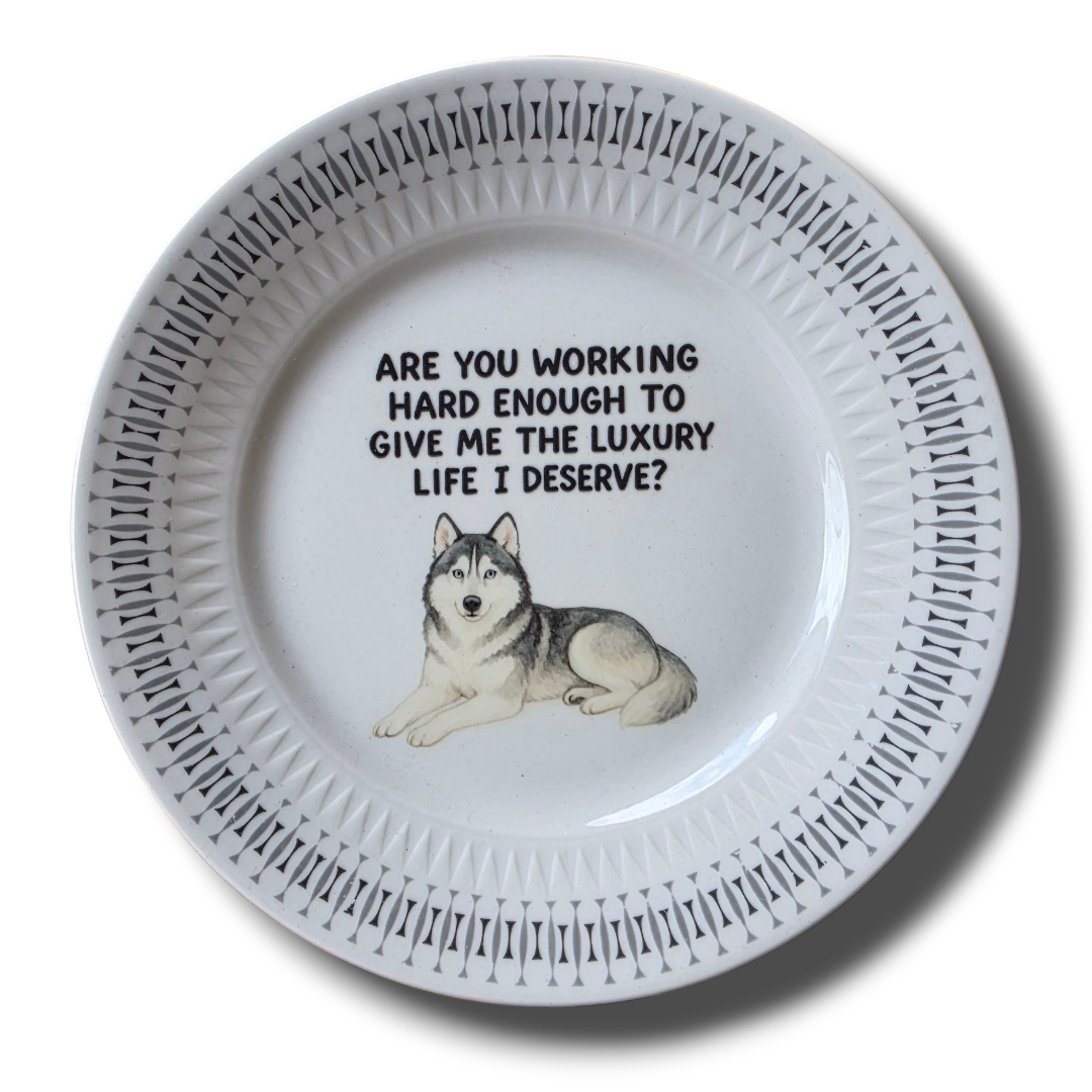 luxury life wall plate