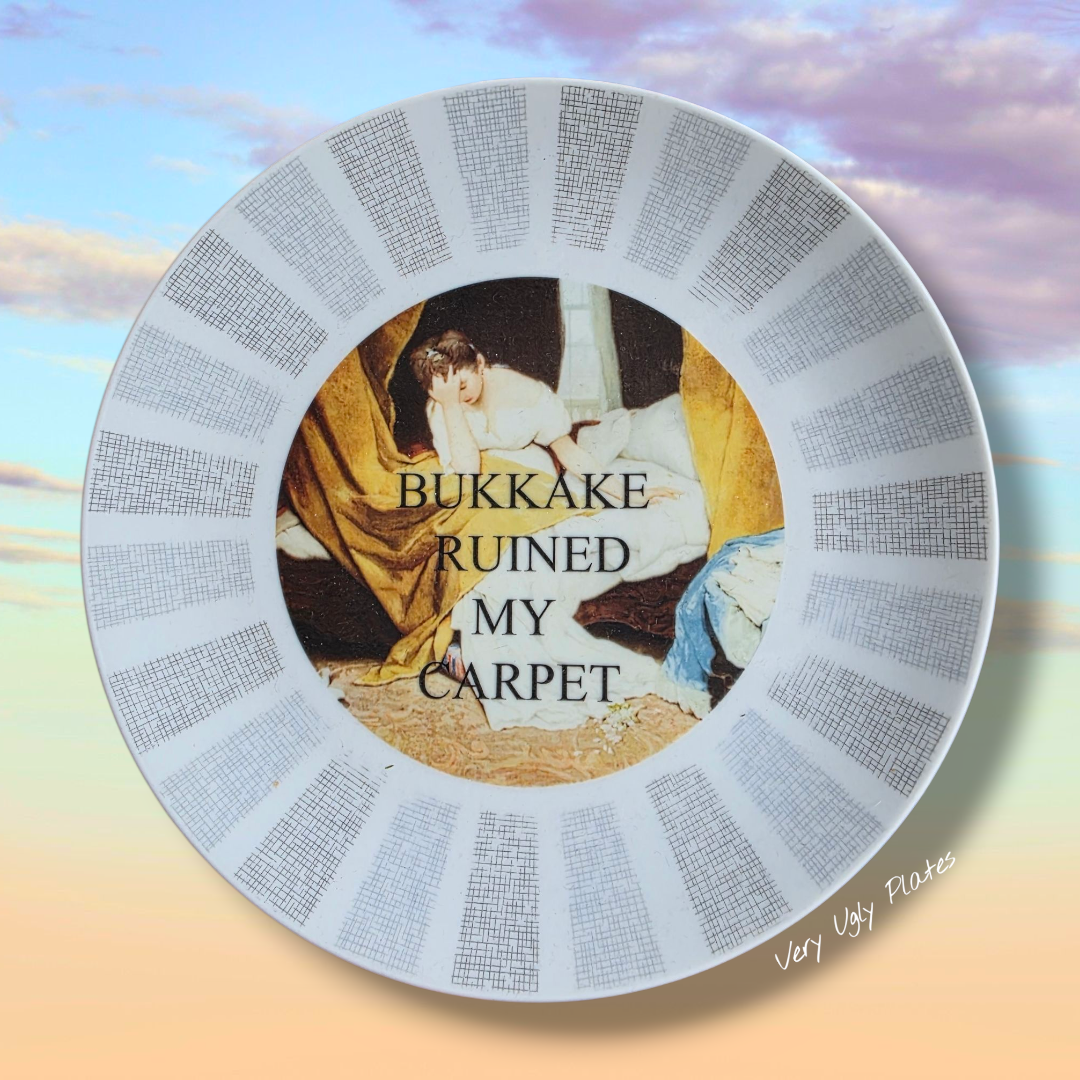 bukkake ruined my carpet plate