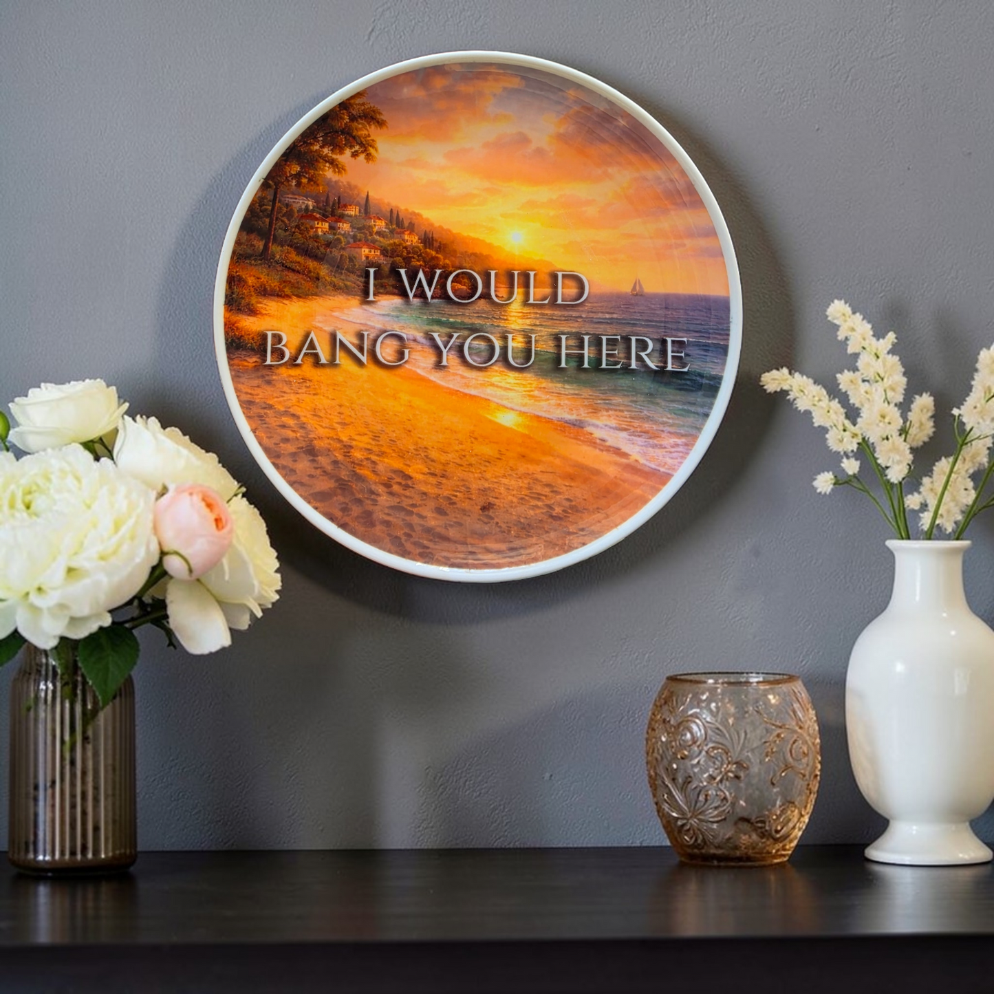 Romantic plate