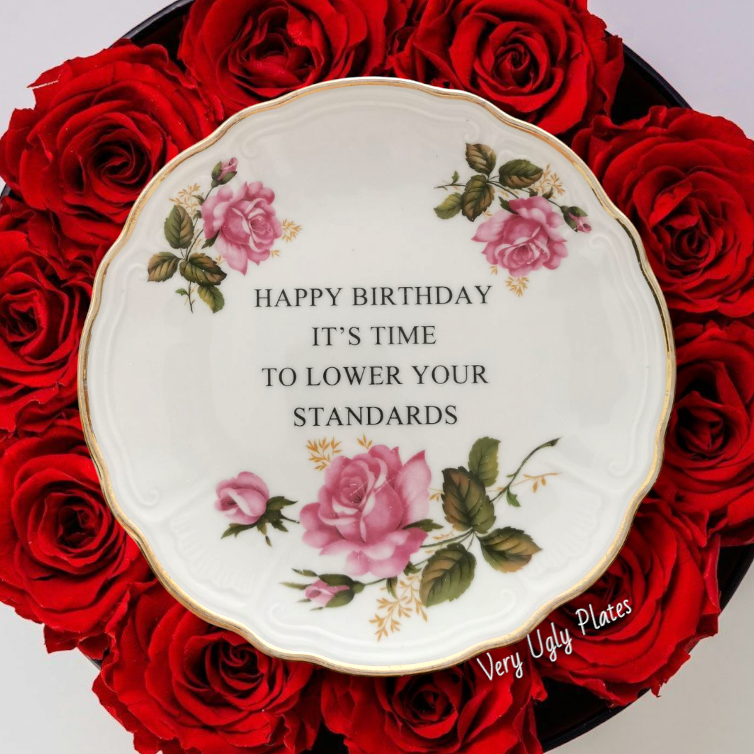 birthday wall plate