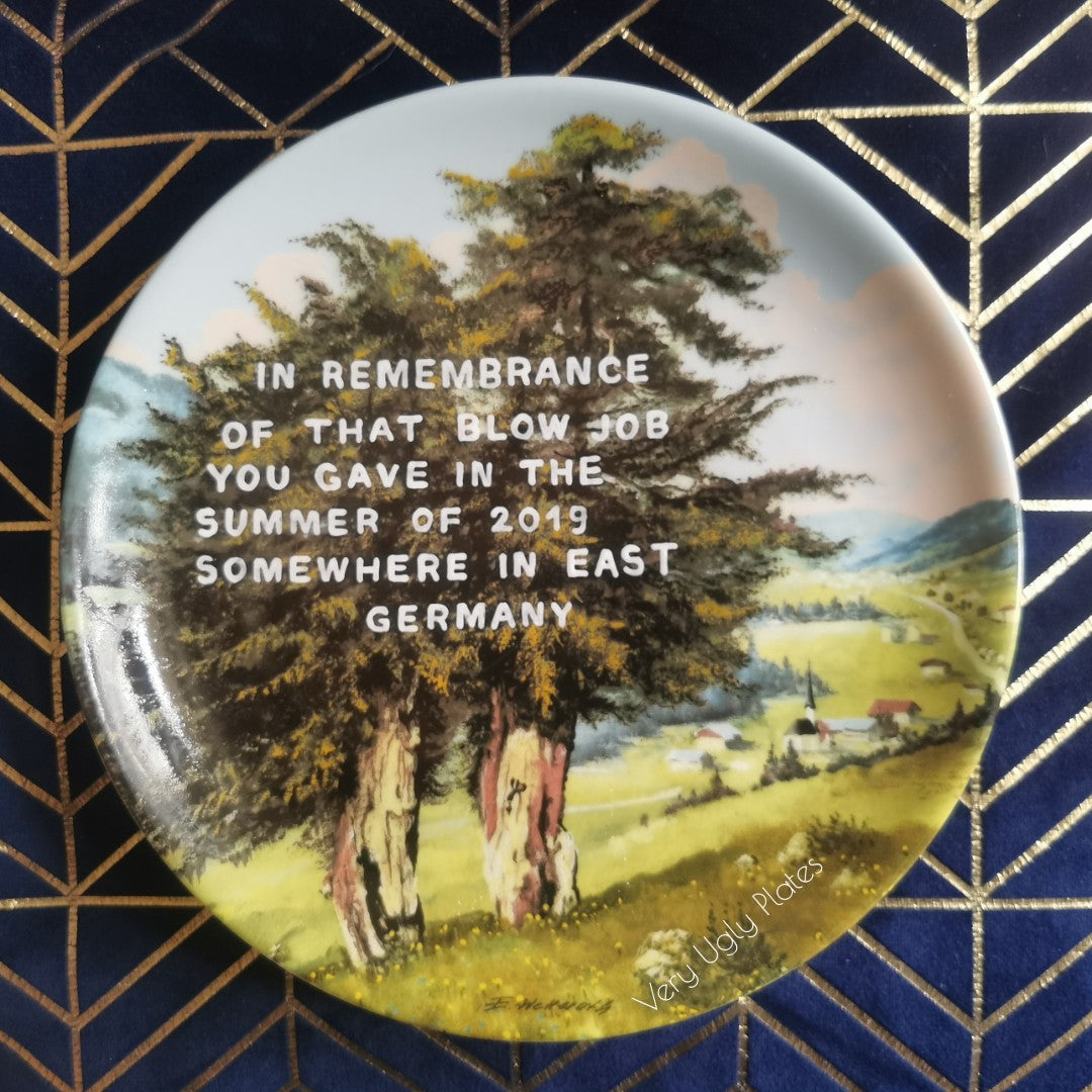 east germany wall plate