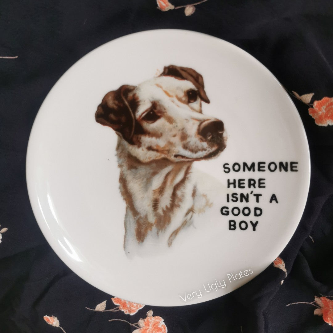good boy wall plate