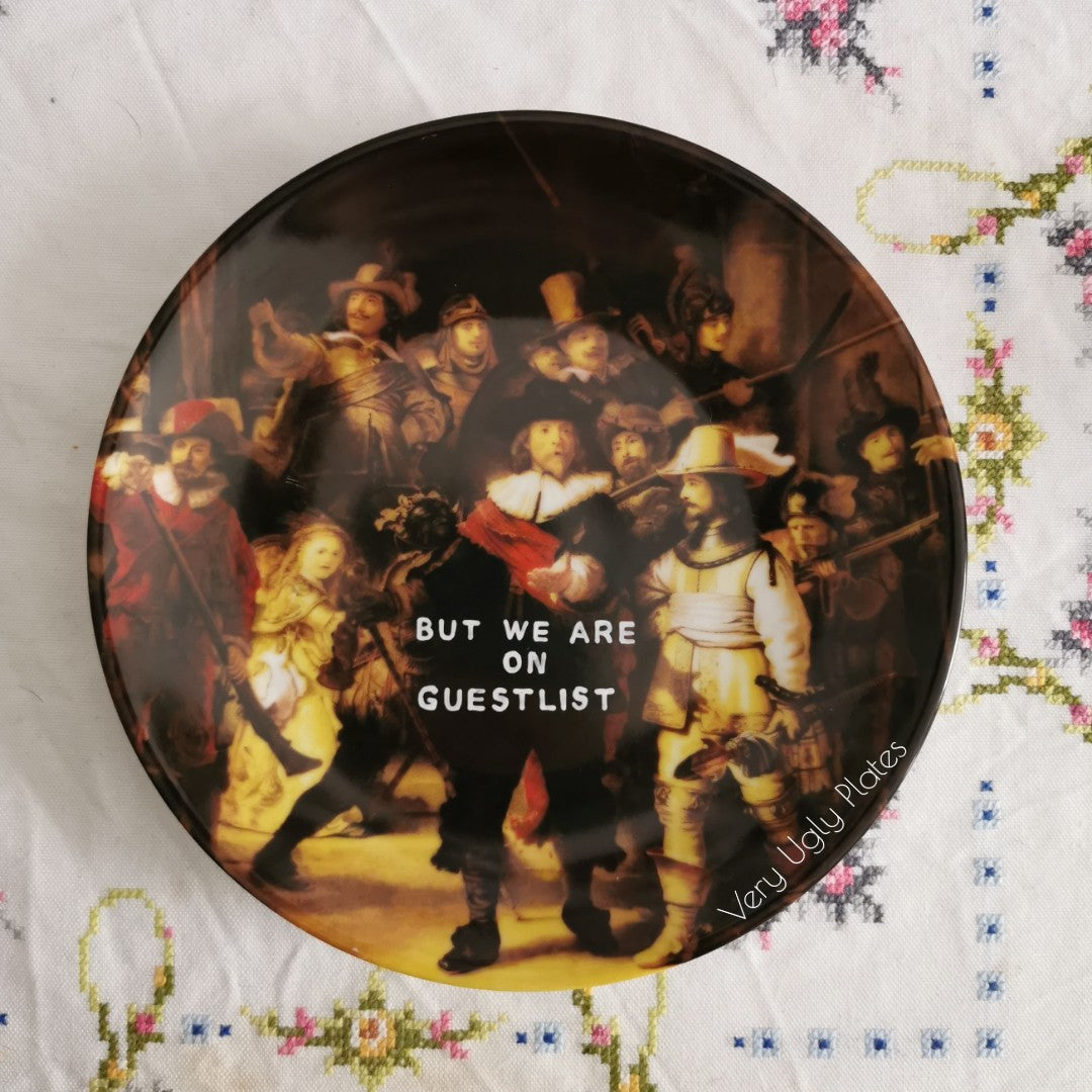 guest list wall plate