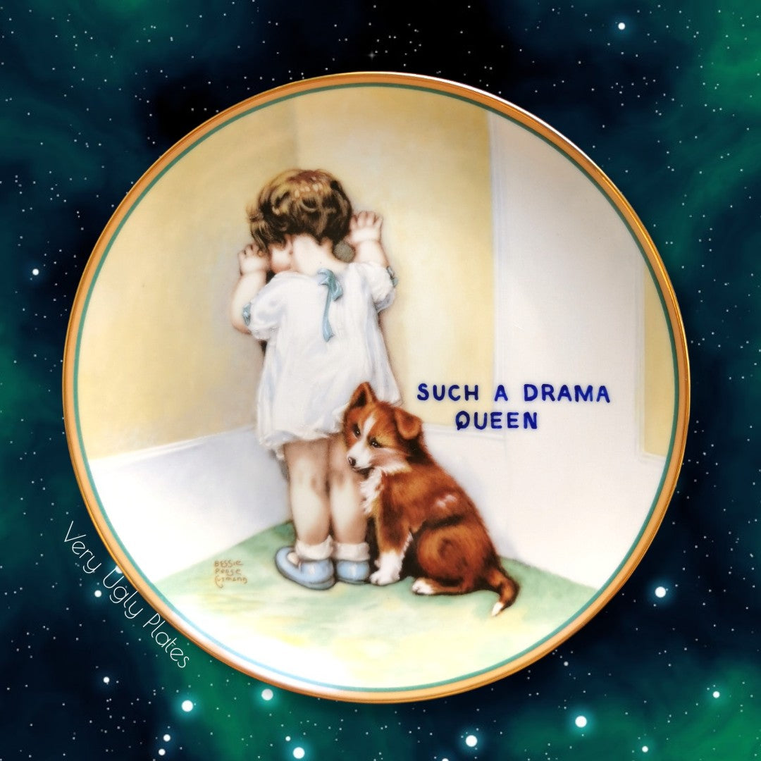 such a drama queen wall plate