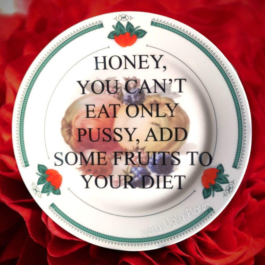 balanced diet pusy food safe plate