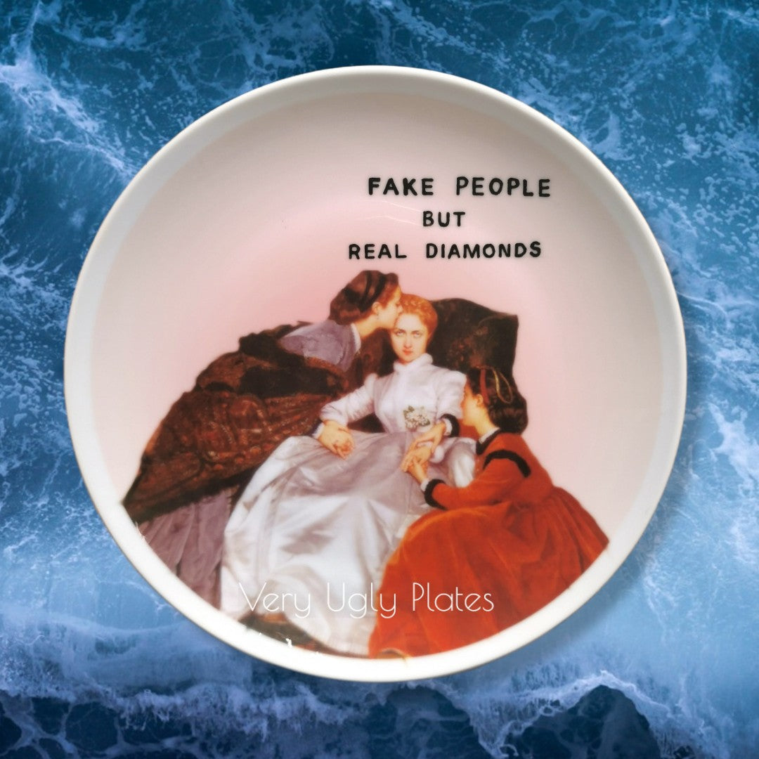 fake people wall plate