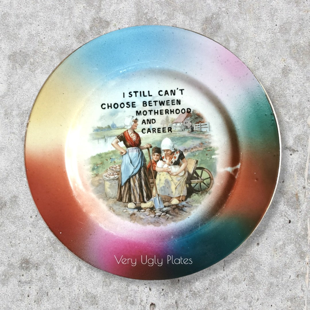 career or mothethood wall plate