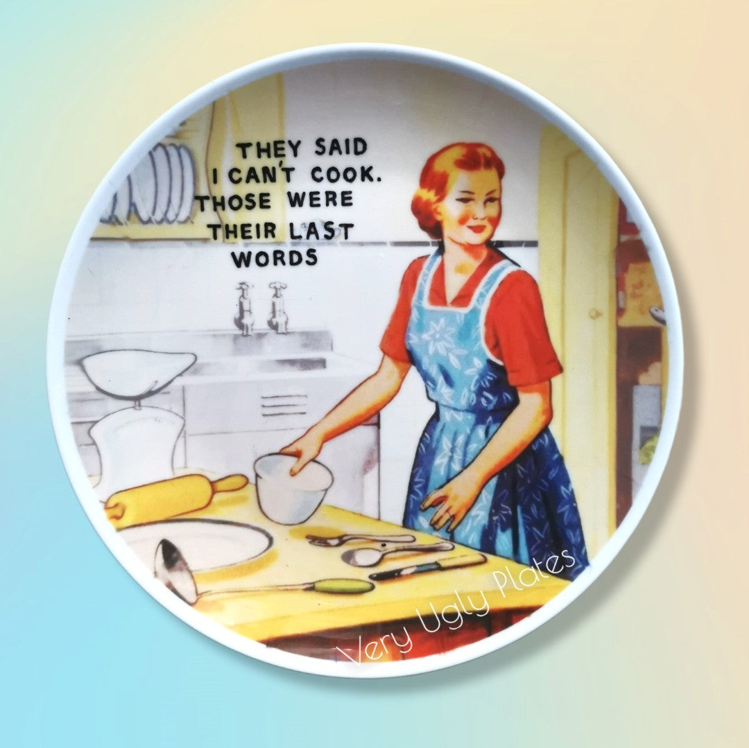 i can't cook wall plate