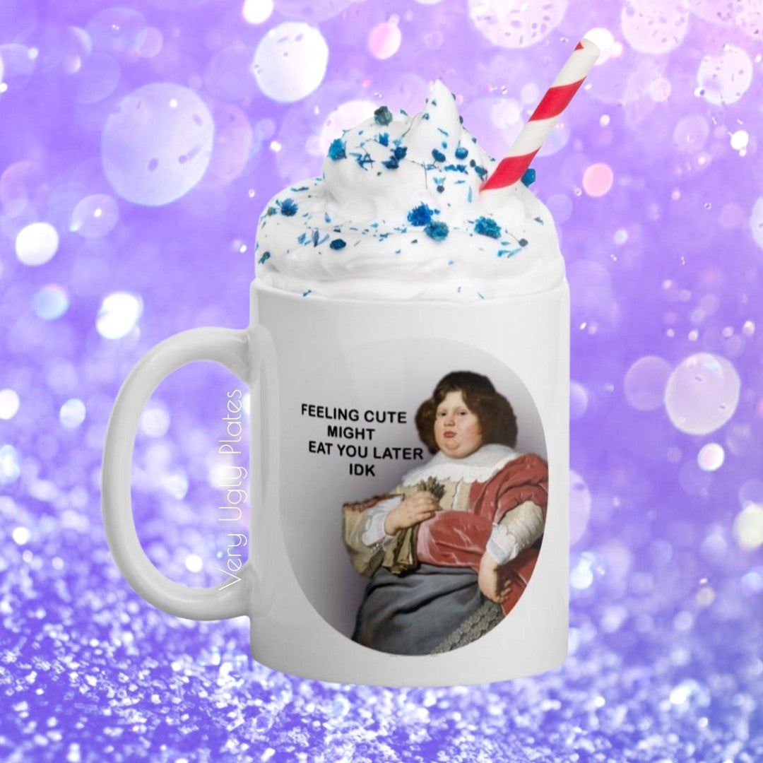 feeling cute mug