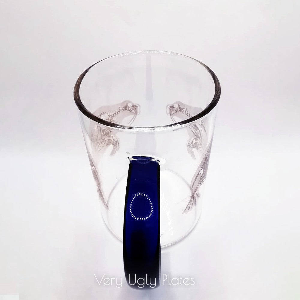 walrus glass mug