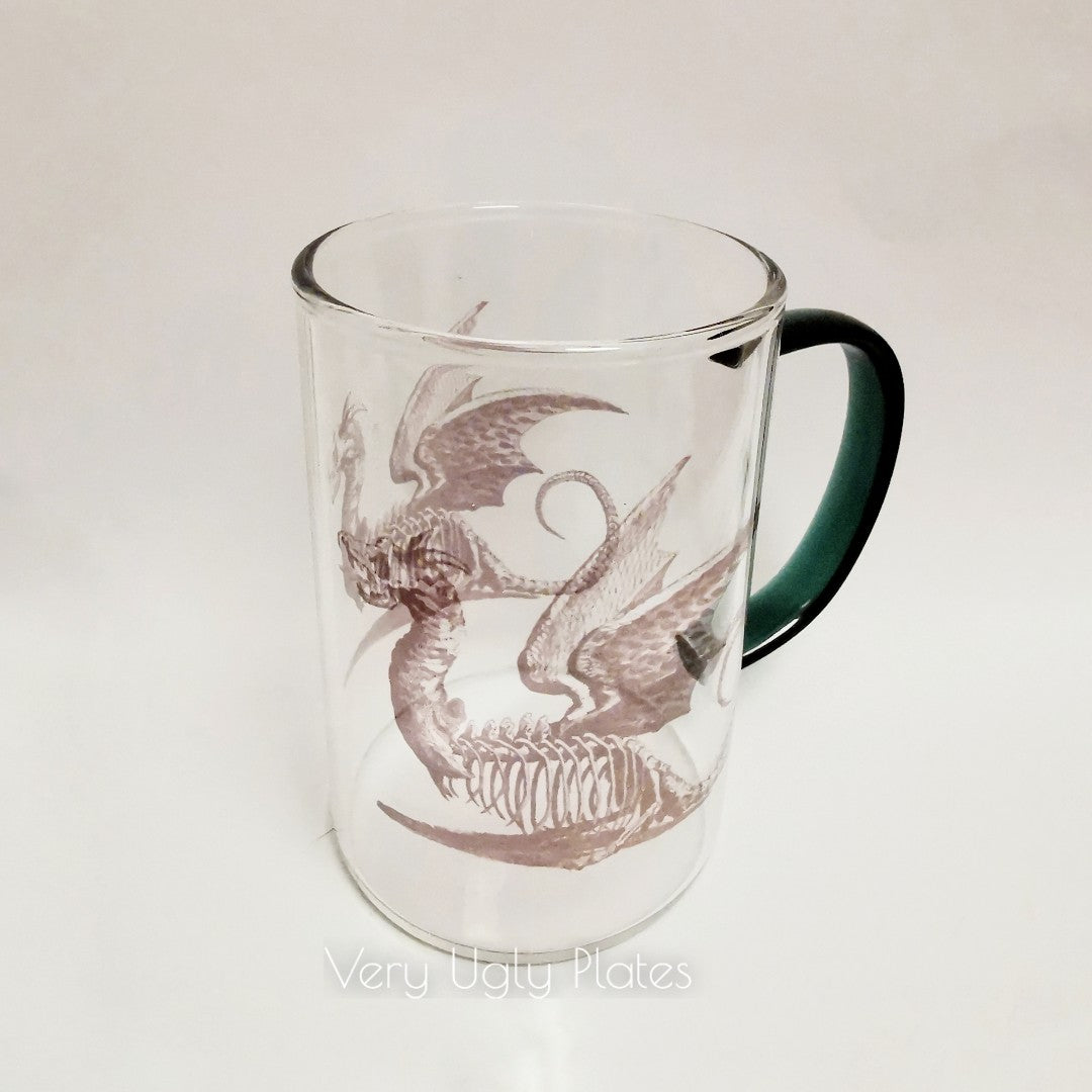 dragon glass mug