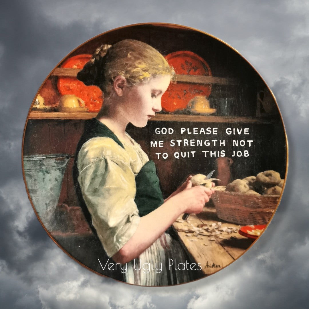 give me strength wall plate