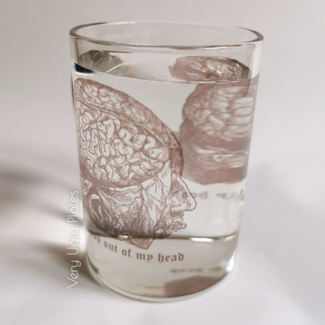 head glass mug