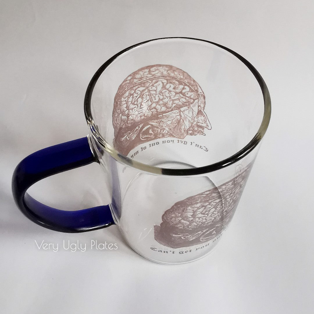 head glass mug
