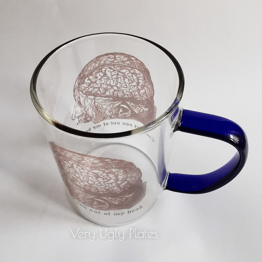 head glass mug