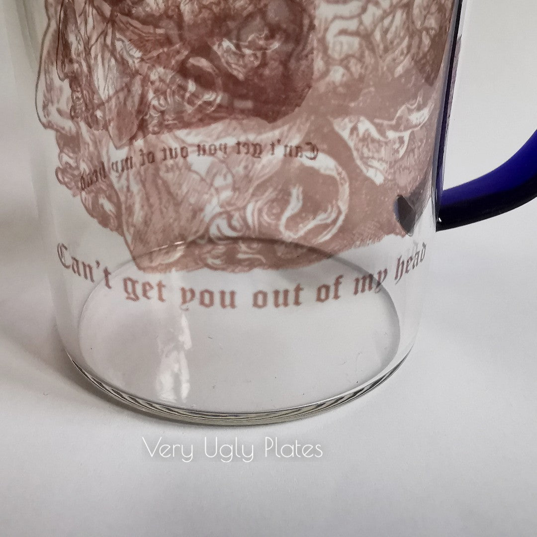 head glass mug