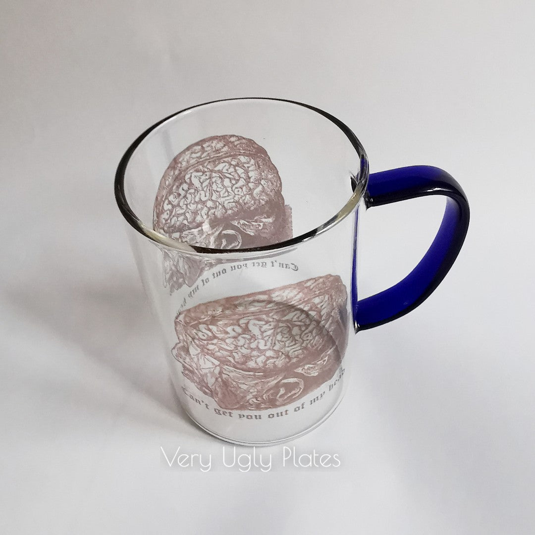 head glass mug
