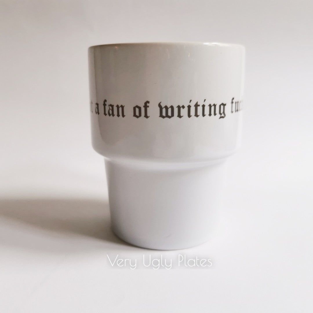 not a fan retro mug