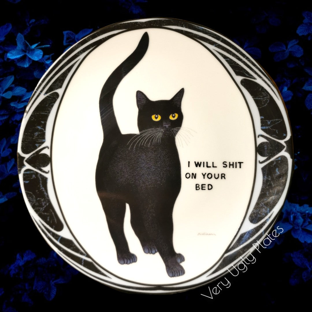 black cat 2 wall plate