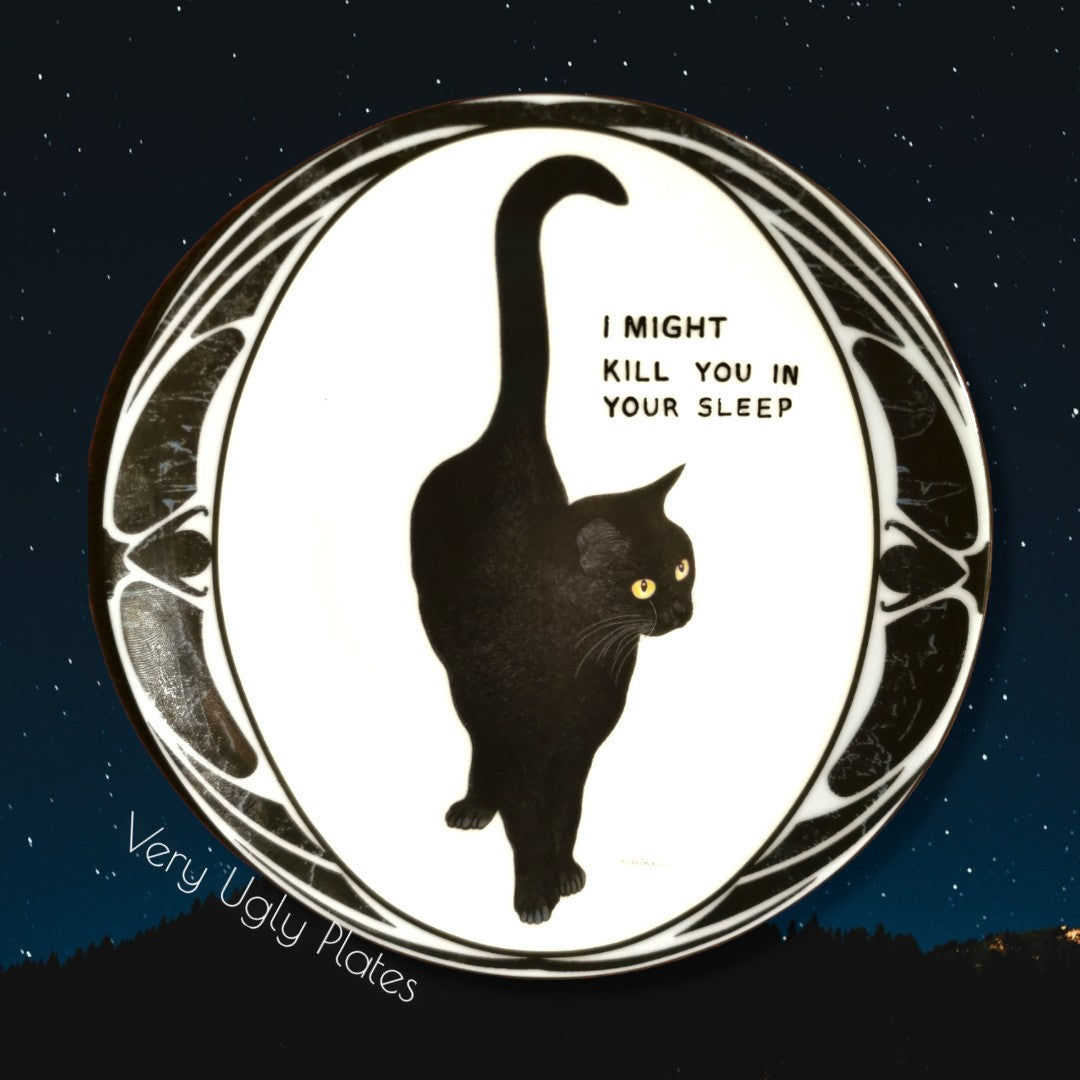black cat 4 wall plate
