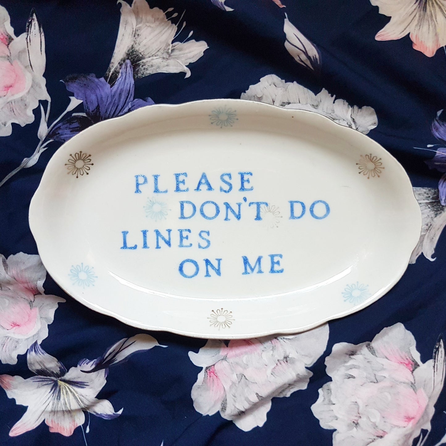 pretty please food safe plate