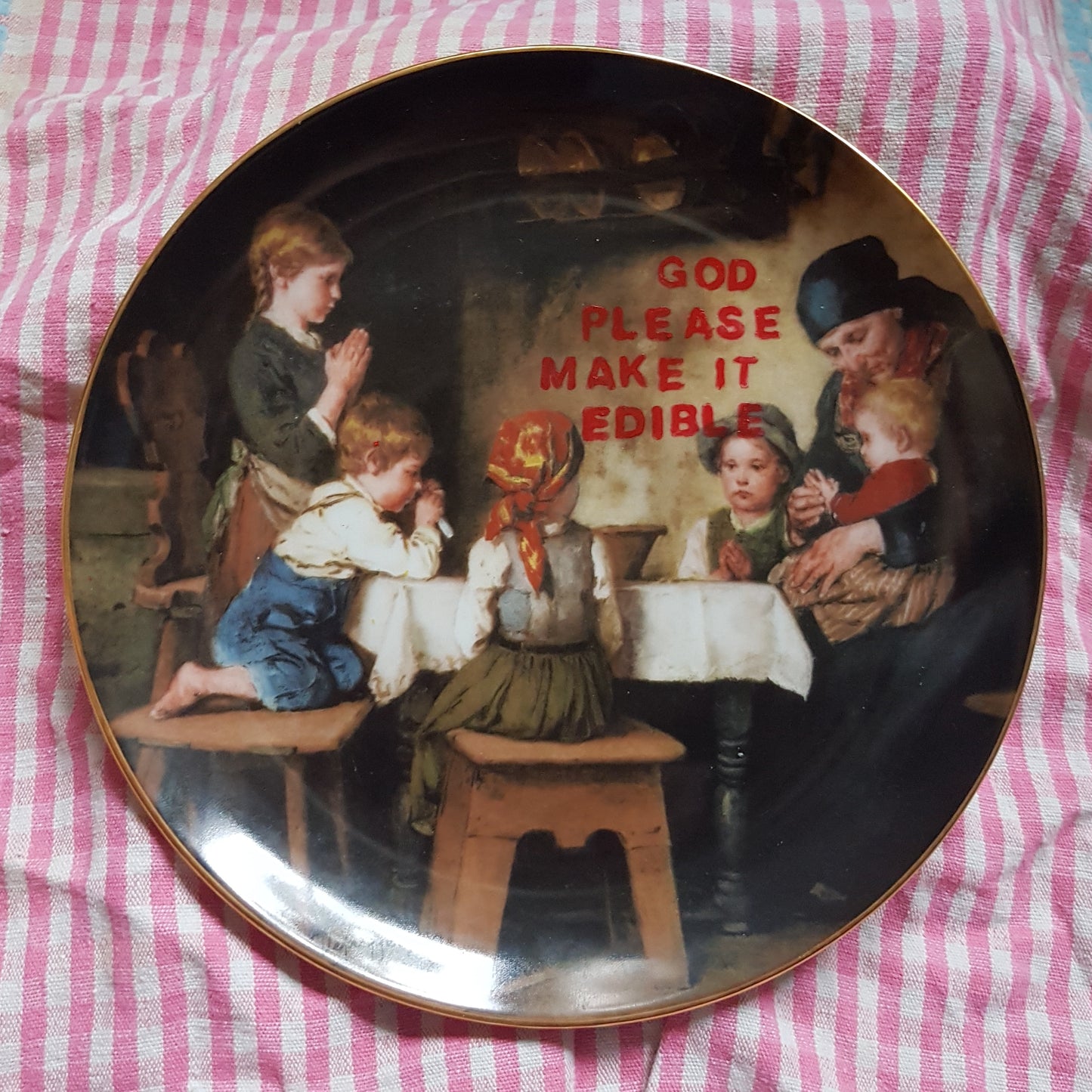 god make it edible wall plate