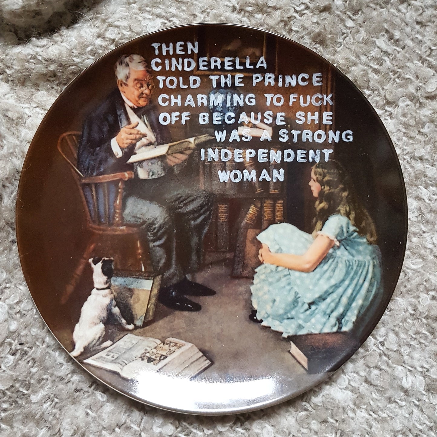 girl power wall plate