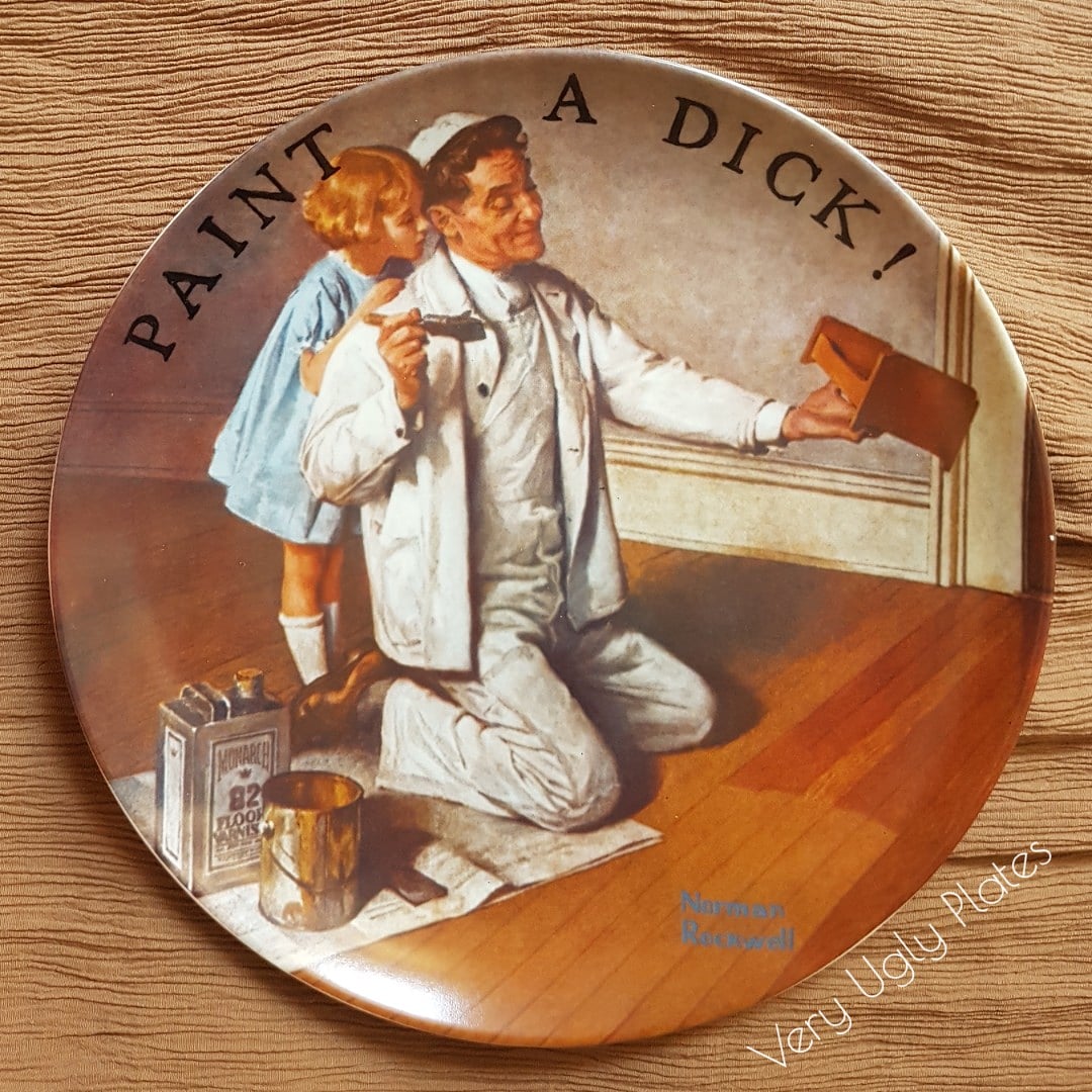 paint a dick wall plate