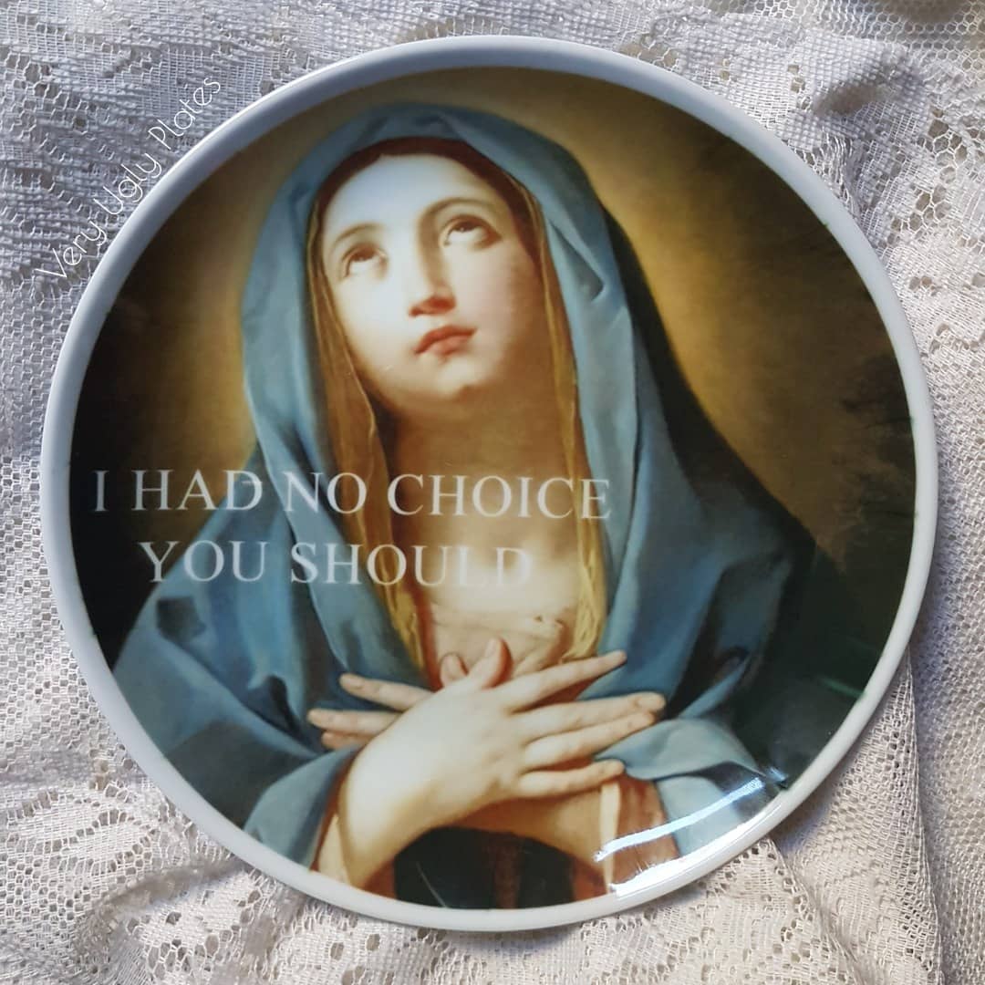 i had no choice wall plate