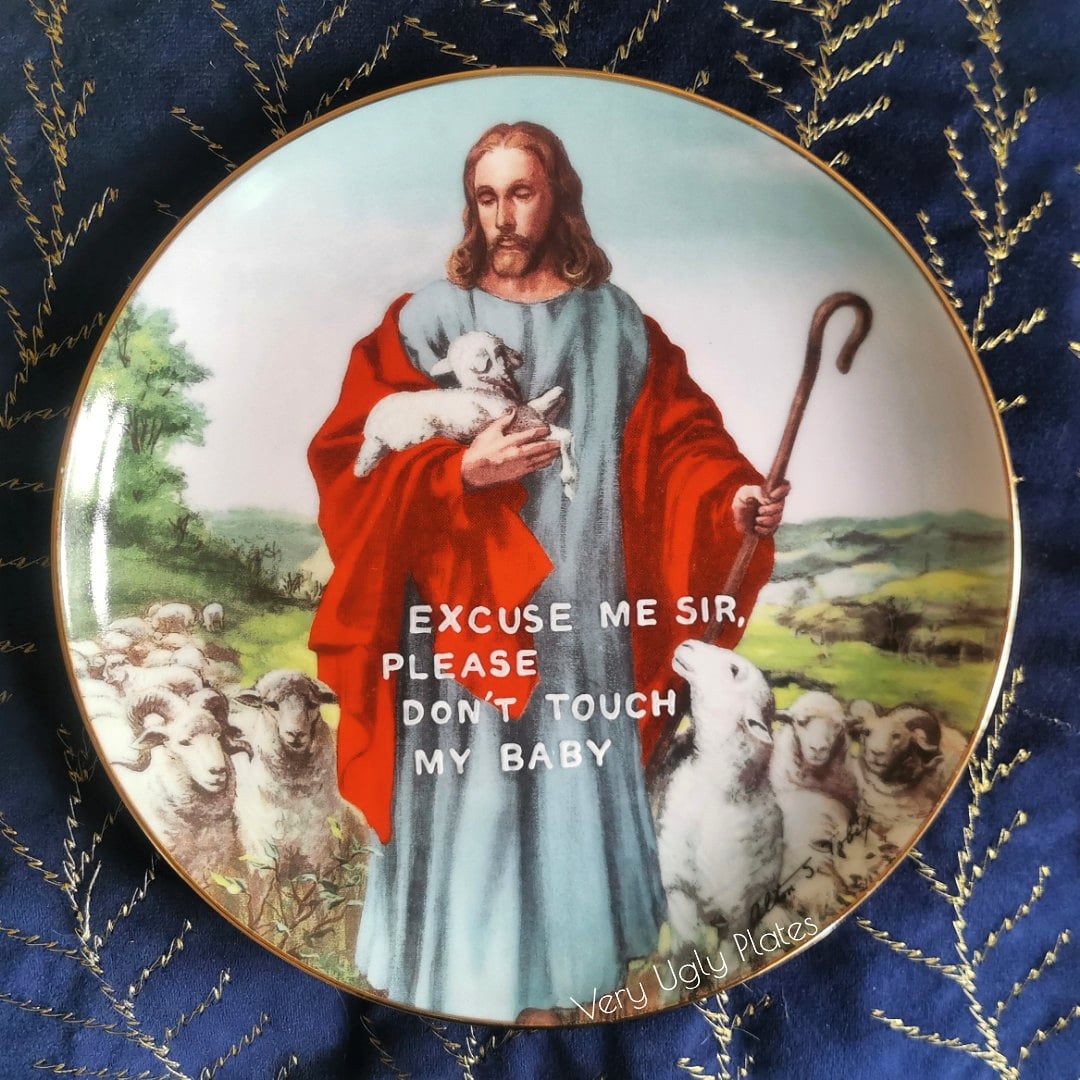 please don't touch my baby wall plate
