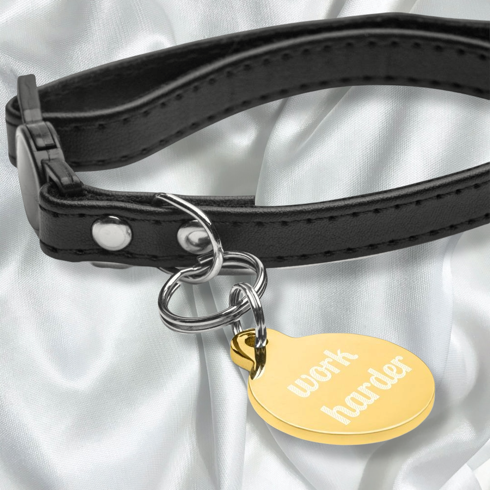 pet tag with message from your pet