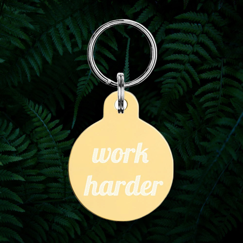 pet tag with message from your pet
