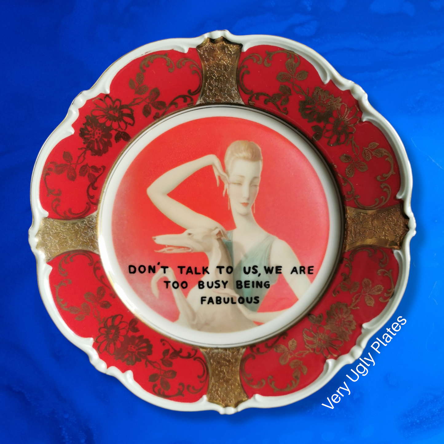 don't talk to us wall plate