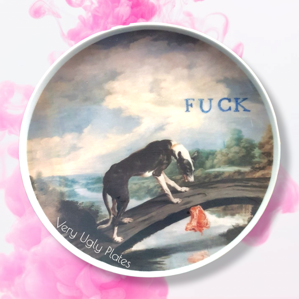 dog wall plate