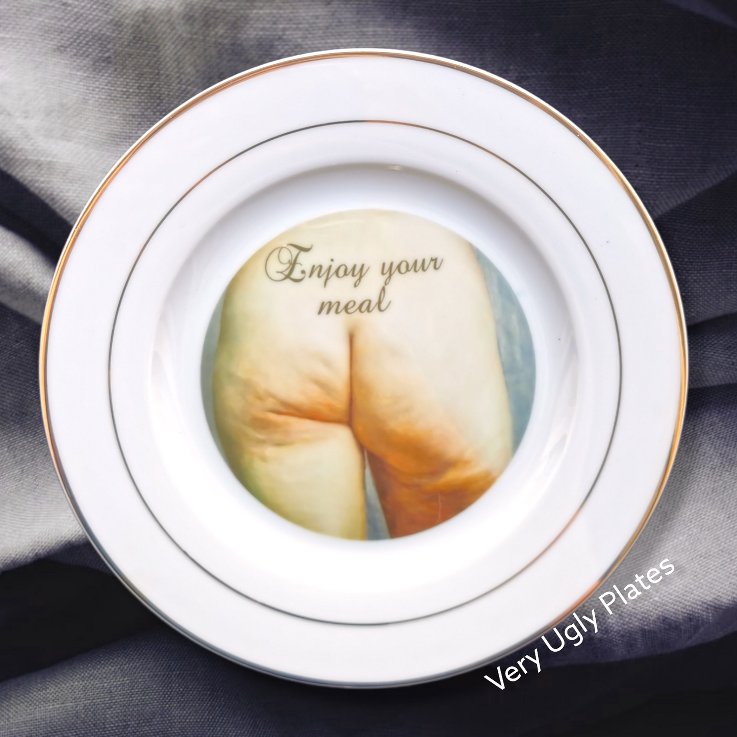enjoy your meal butt wall plate