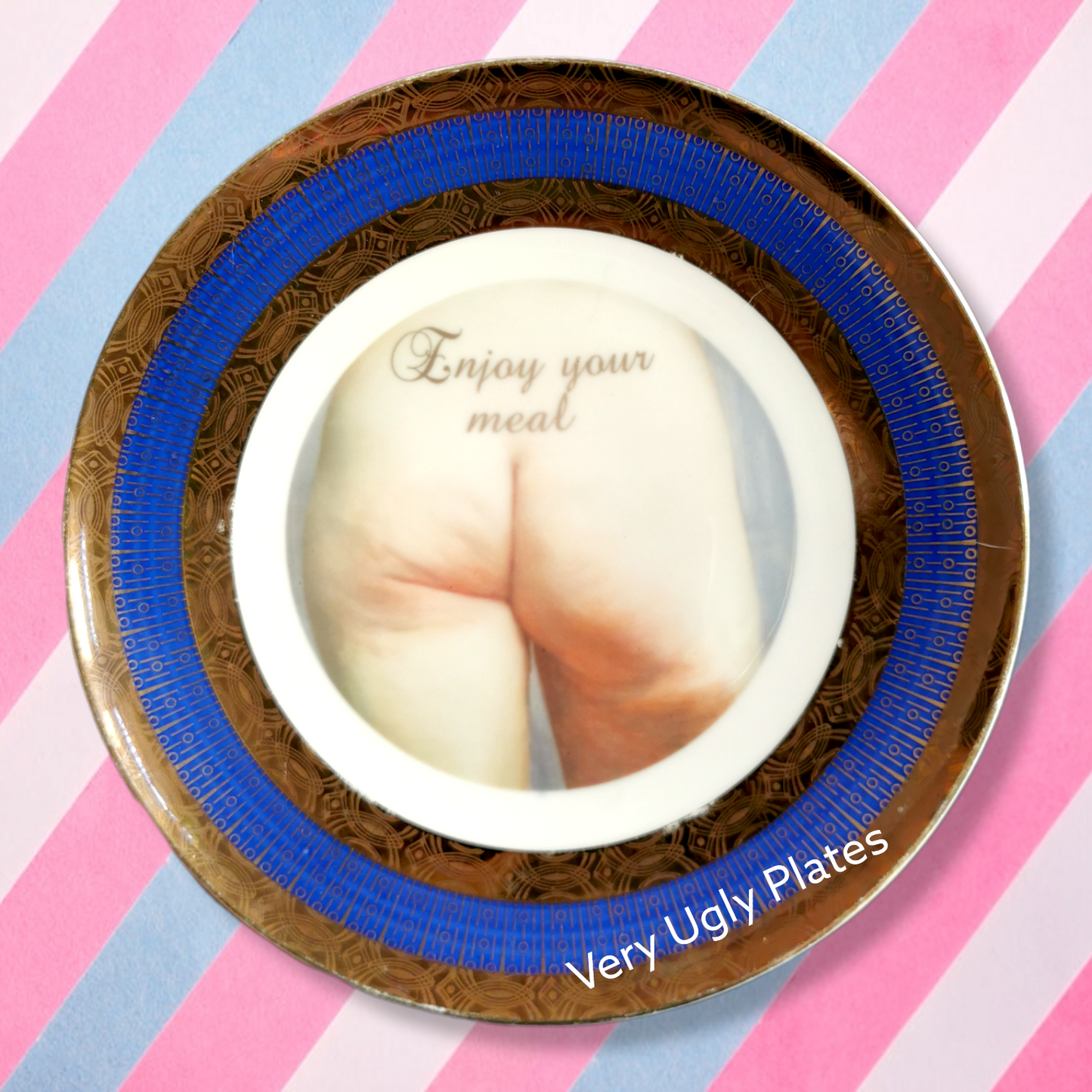 enjoy your meal butt wall plate
