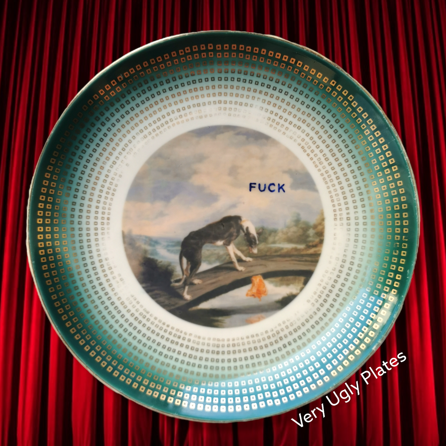 dog wall plate