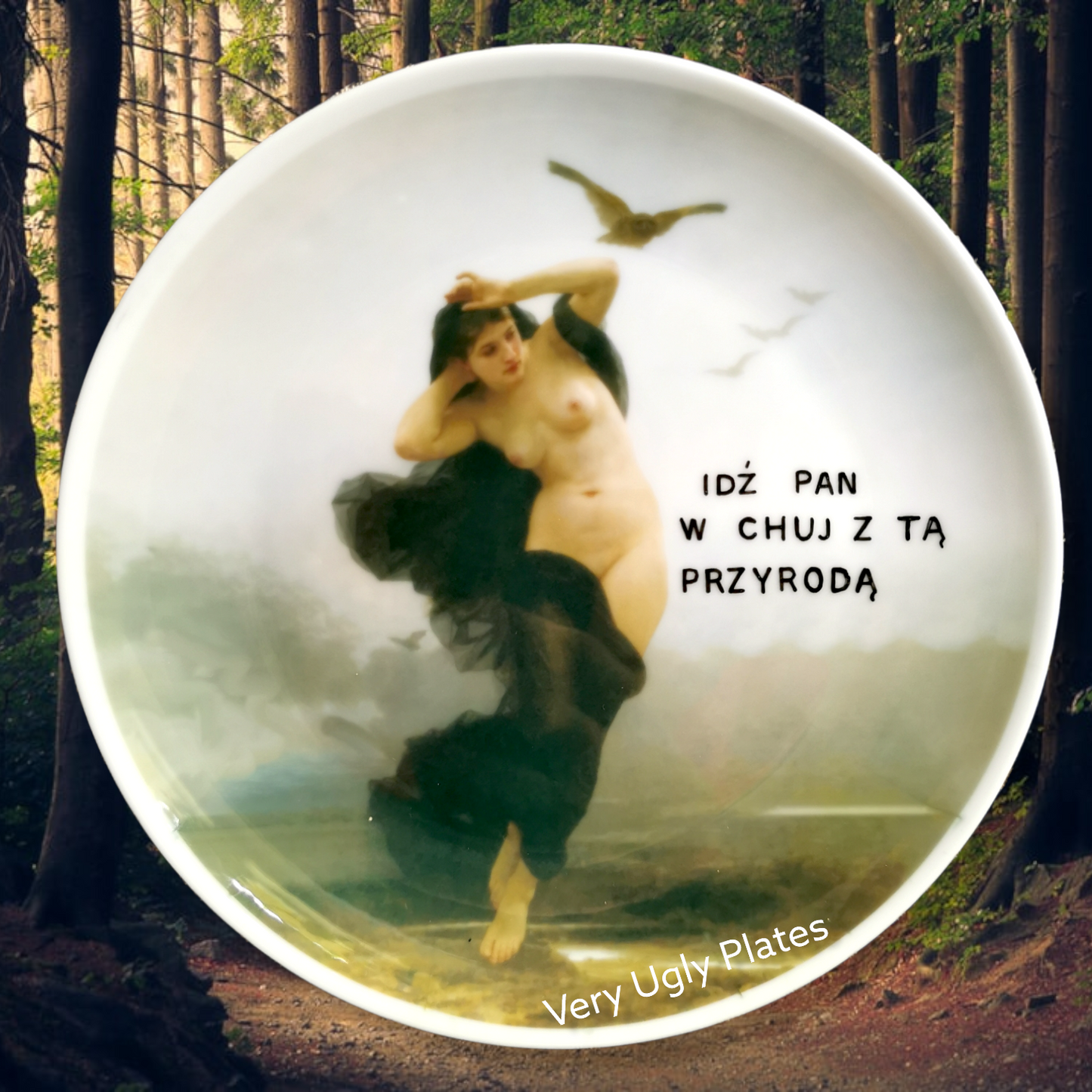 polish wall plate przyroda