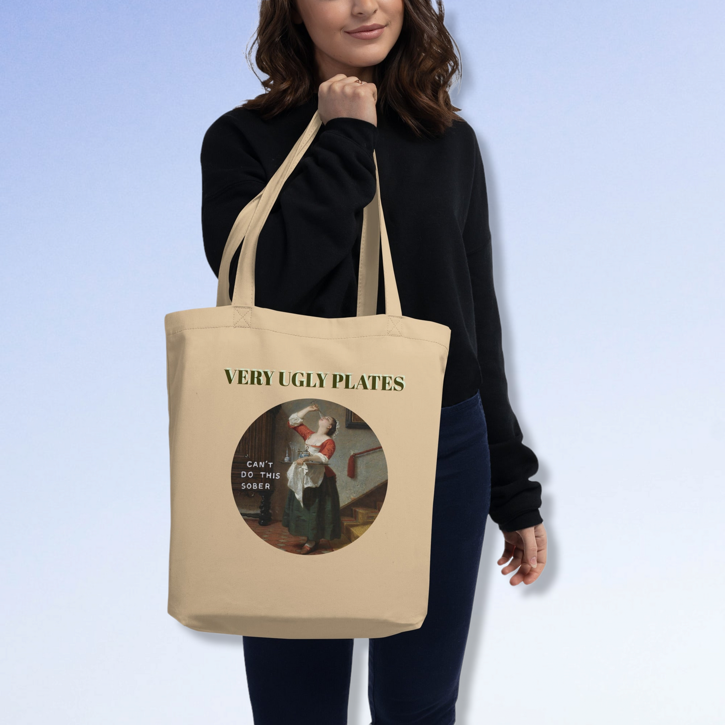 sober tote bag