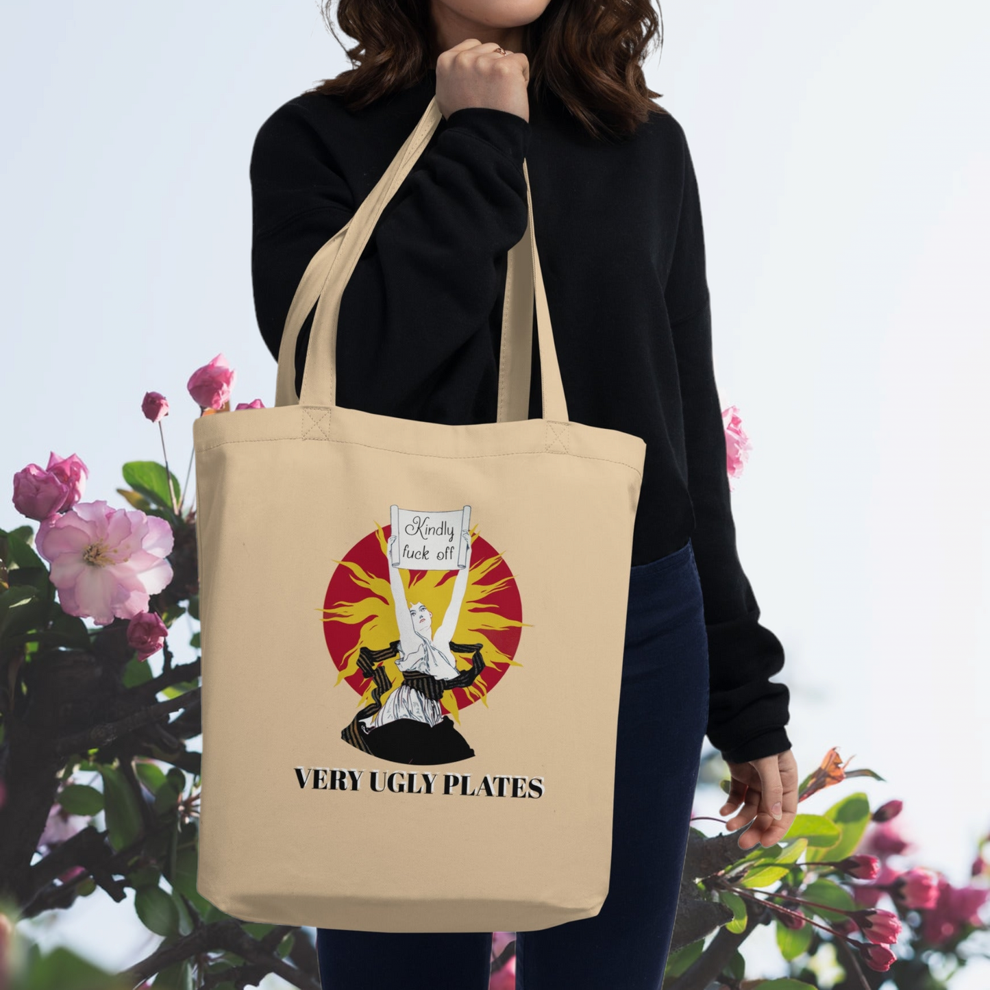 kindly fuck off tote bag