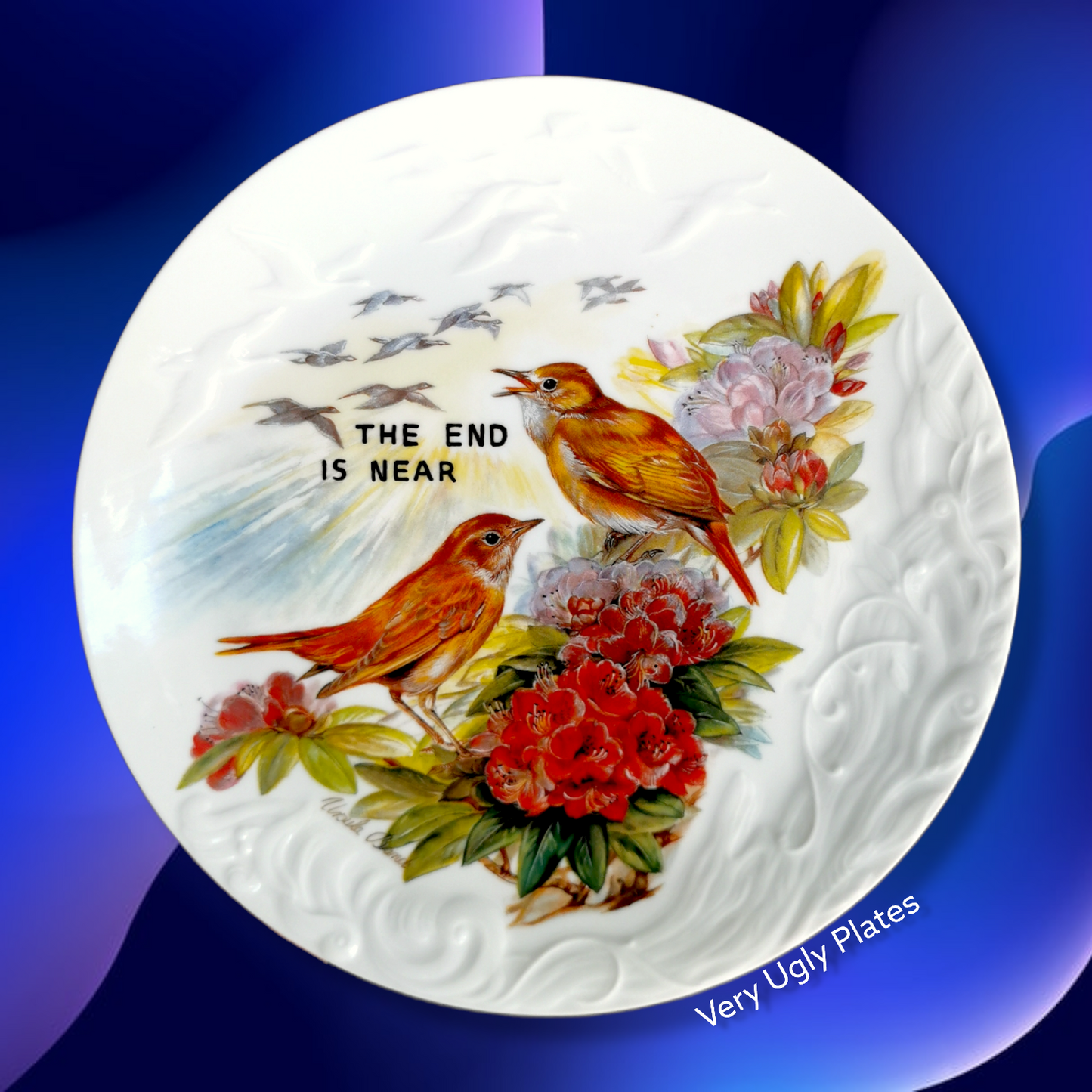 end is near wall plate