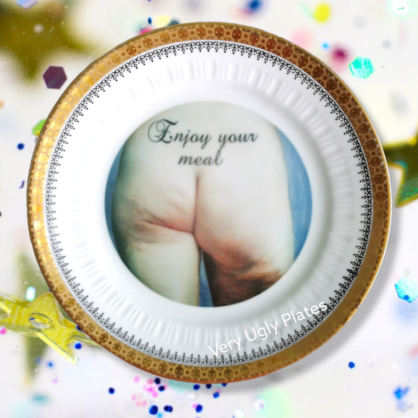 enjoy your meal butt wall plate